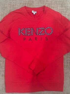Red Kenzo Paris sweatshirt